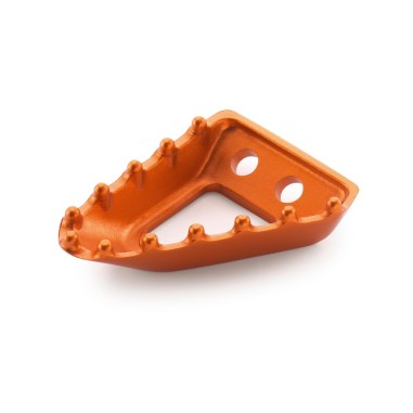 Footbrake lever step plate