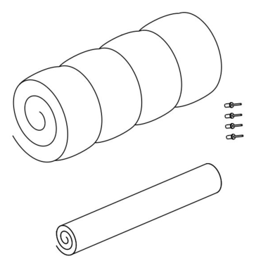 Damping material kit