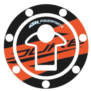 Fuel tank cap sticker