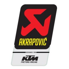 Akrapovi sticker