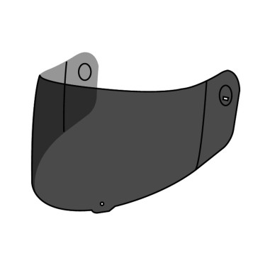 VISOR DARK SMOKE ST 501