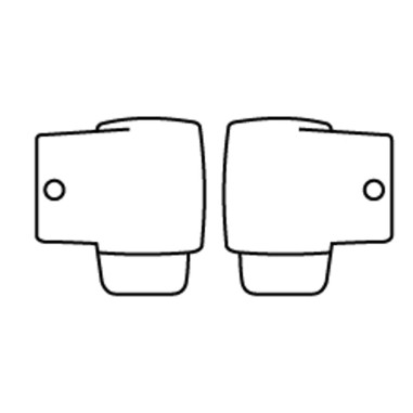 RACING GOGGLES ROLL-OFF REPLACEMENT CANISTERS 50mm (Set)