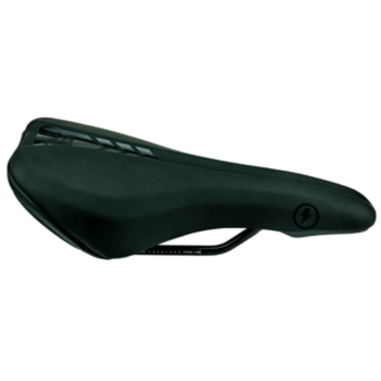 SADDLE - BLACK/BLACK CHEVRON