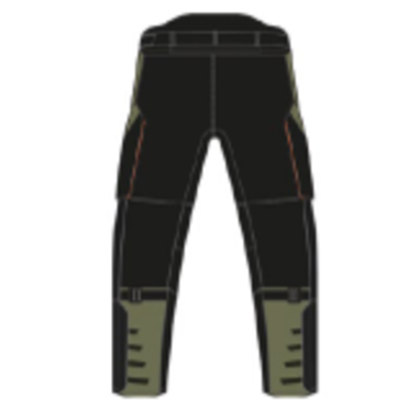 TERRA ADVENTURE V3 PANTS BLK/GREEN