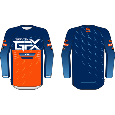 GRAVITY-FX JERSEY AIR ORANGE/BLUE