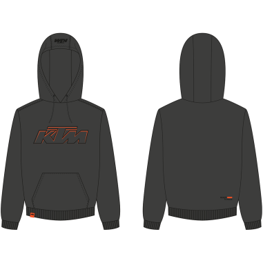 ESSENTIAL HOODIE DARK GREY