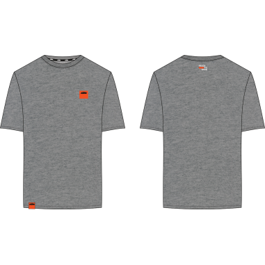 PURE TEE DARK GREY MELANGE